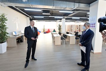 President Ilham Aliyev attended the inauguration of Vocational Education Center opened at Sumgayit Chemical Industry Park