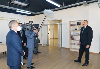 President Ilham Aliyev attended the inauguration of Vocational Education Center opened at Sumgayit Chemical Industry Park