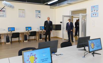 President Ilham Aliyev attended the inauguration of Vocational Education Center opened at Sumgayit Chemical Industry Park