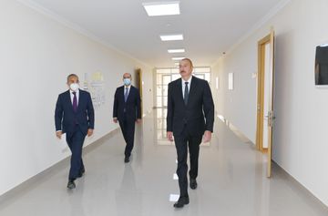 President Ilham Aliyev attended the inauguration of Vocational Education Center opened at Sumgayit Chemical Industry Park