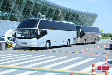 Galatasaray club arrived in Baku - PHOTOSESSION
