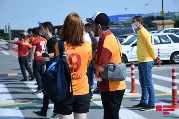Galatasaray club arrived in Baku - PHOTOSESSION