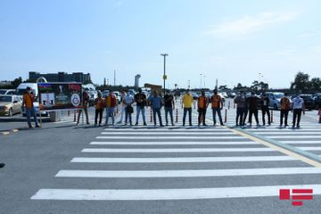 Galatasaray club arrived in Baku - PHOTOSESSION