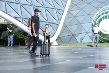 Galatasaray club arrived in Baku - PHOTOSESSION