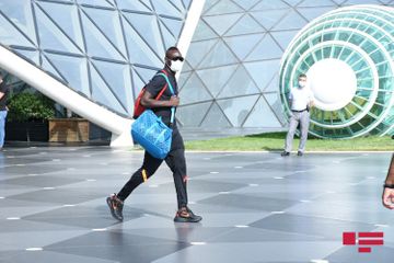 Galatasaray club arrived in Baku - PHOTOSESSION