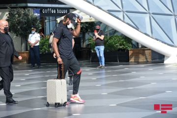 Galatasaray club arrived in Baku - PHOTOSESSION