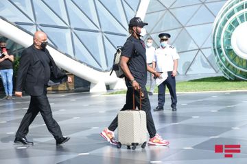 Galatasaray club arrived in Baku - PHOTOSESSION