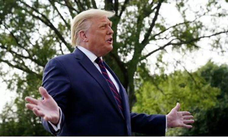 Trump says U.S. could start distributing a coronavirus vaccine in October