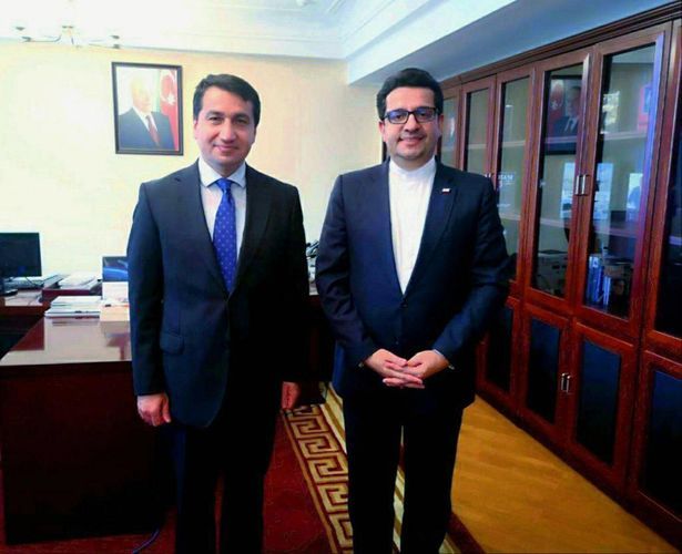 Assistant to Azerbaijani President meets with Iranian Ambassador