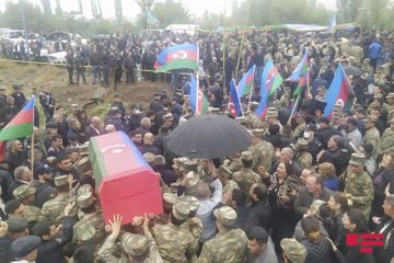 Martyred Azerbaijani serviceman buried - UPDATED