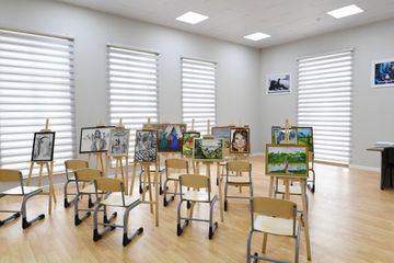 First Vice-President Mehriban Aliyeva attended opening of new building of Children’s Art School in Bulbula settlement