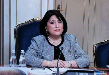 Valentina Matviyenko and Sahiba Gafarova hold meeting in Moscow - PHOTO
