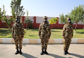 Combined Arms Army hold a competition for the title of "Best non-staff Chemical Protection Unit" - VIDEO