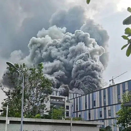 3 dead after huge fire at Huawei's factory In China