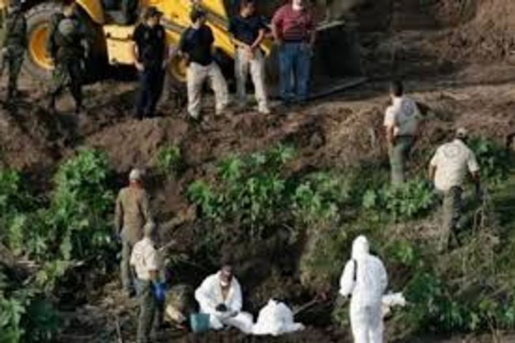Human remains found in clandestine graves in central Mexico