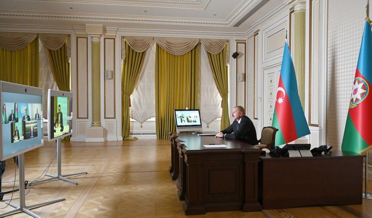 Azerbaijani President met with the WHO Director-General in a video conference