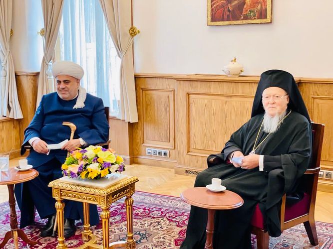 CMO Chair invites Patriarch Bartholomew to visit mosques and churches in Karabakh together