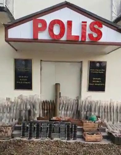 Ammunition found in Gubadli