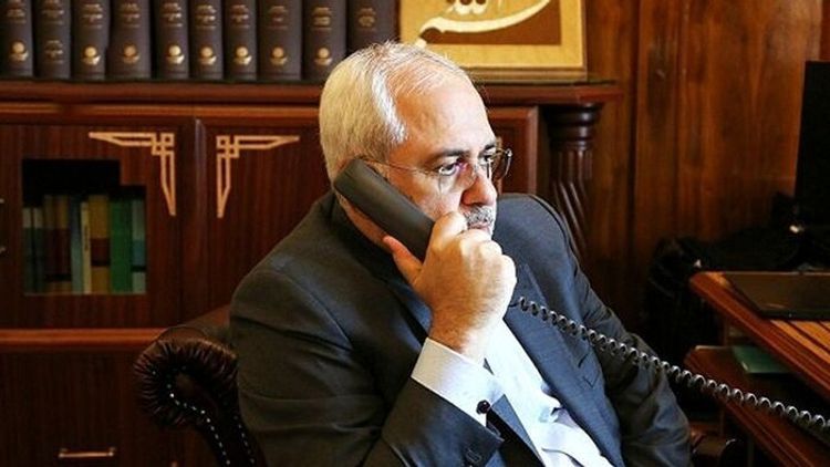 Iranian, British FMs hold phone conversation
