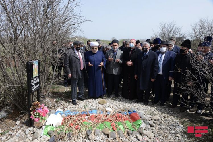 CMO chairman and heads of religious confessions visited Alley of Martyrs in Agdam