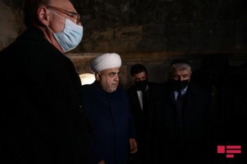 CMO chairman and heads of religious confessions visited Imarat cemetery in Aghdam