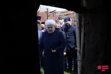 CMO chairman and heads of religious confessions visited Imarat cemetery in Aghdam