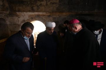 CMO chairman and heads of religious confessions visited Imarat cemetery in Aghdam