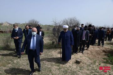 CMO chairman and heads of religious confessions visited Alley of Martyrs in Agdam