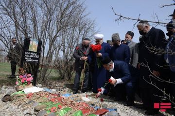 CMO chairman and heads of religious confessions visited Alley of Martyrs in Agdam
