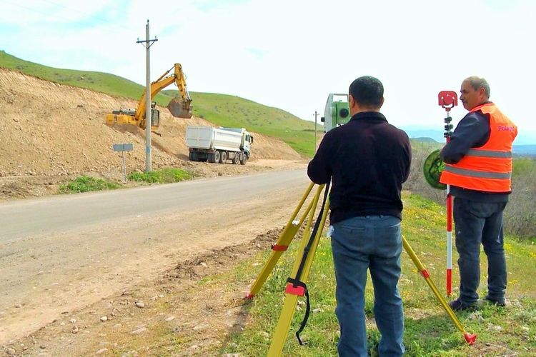 Construction of Khudafarin-Gubadli-Lachin automobile road launched - PHOTO