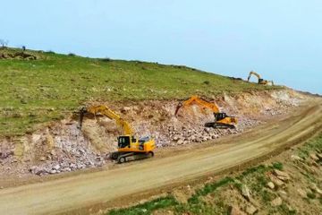 Construction of new Hadrut-Jabrayil-Shukurbayli highway is underway