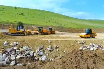 Construction of new Hadrut-Jabrayil-Shukurbayli highway is underway