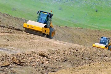 Construction of new Hadrut-Jabrayil-Shukurbayli highway is underway
