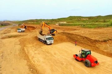 Construction of new Hadrut-Jabrayil-Shukurbayli highway is underway