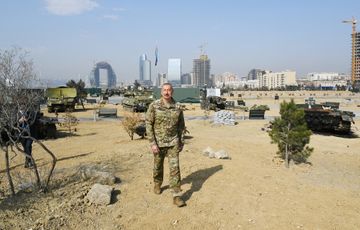 President Ilham Aliyev attended opening of Military Trophy Park in Baku - UPDATED