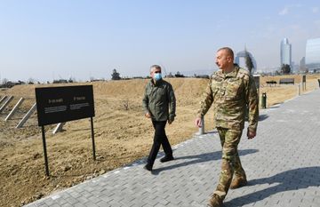 President Ilham Aliyev attended opening of Military Trophy Park in Baku - UPDATED