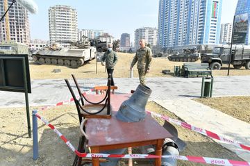 President Ilham Aliyev attended opening of Military Trophy Park in Baku - UPDATED