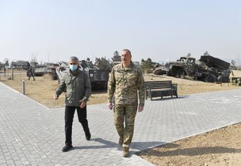 President Ilham Aliyev attended opening of Military Trophy Park in Baku - UPDATED