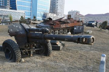 President Ilham Aliyev attended opening of Military Trophy Park in Baku - UPDATED