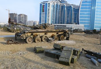 President Ilham Aliyev attended opening of Military Trophy Park in Baku - UPDATED
