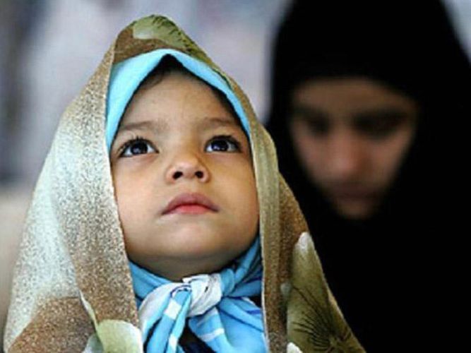Forcing children to practice a religion being prohibited