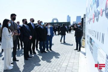 Participants of international conference get acquainted with Military Trophy Park in Baku