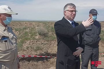 Ukrainian Deputy PM visits Agdam