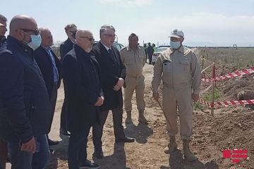 Ukrainian Deputy PM visits Agdam