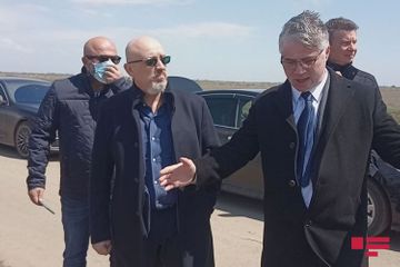 Ukrainian Deputy PM visits Agdam