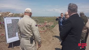 Ukrainian Deputy PM visits Agdam