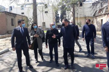 Members of Italian Senate visit area shelled by Armenia in Ganja  - PHOTO