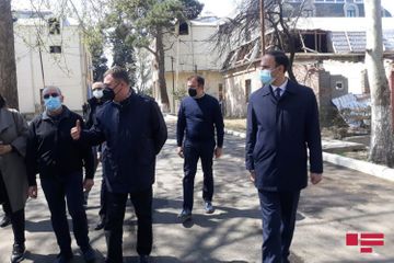 Members of Italian Senate visit area shelled by Armenia in Ganja  - PHOTO