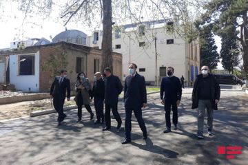 Members of Italian Senate visit area shelled by Armenia in Ganja  - PHOTO