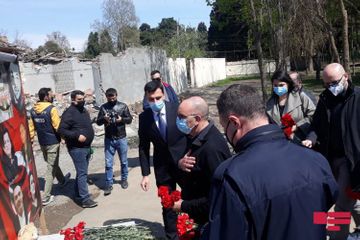 Members of Italian Senate visit area shelled by Armenia in Ganja  - PHOTO